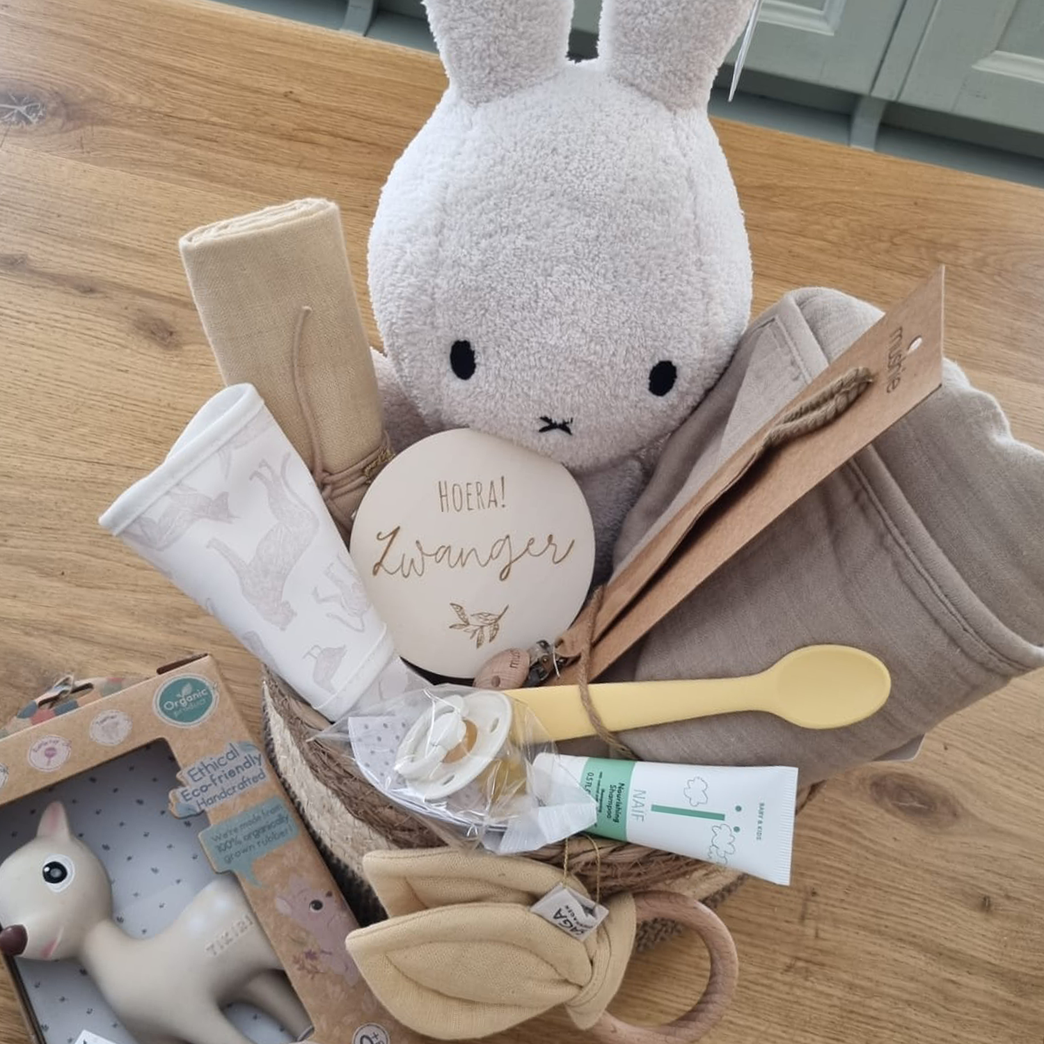 Hoera Zwanger - Cadeaumand Nijntje - Afbeelding 2