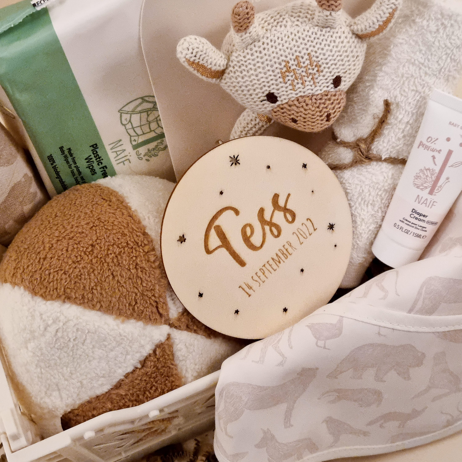 Kraamkratje Giraffe ivory - Afbeelding 2