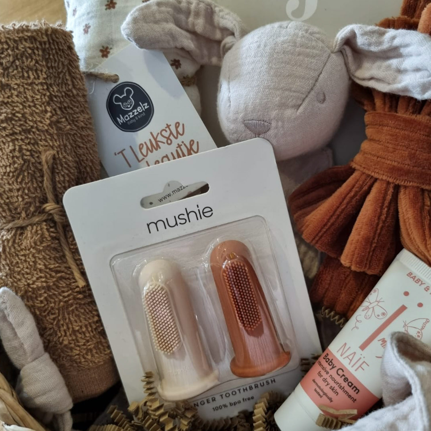 Kraammand neutraal - Knuffelkonijn - Afbeelding 2